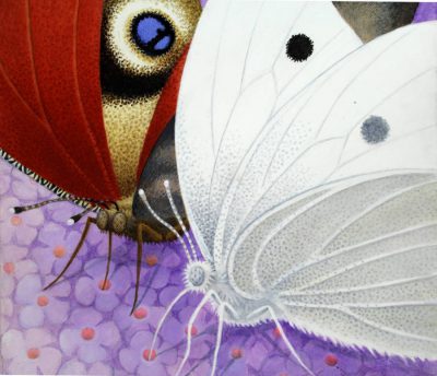 Cabbage White Acrylic on Canvas